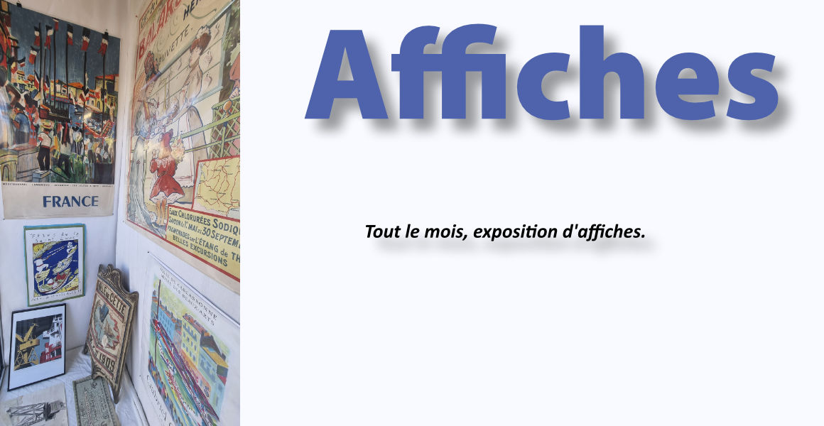 Exposition d'affiches chez Graphilux en janvier 2026